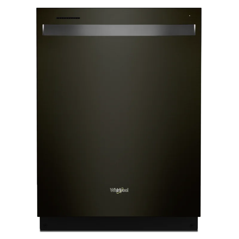 Whirlpool - 47 dBA Built In Dishwasher in Black Stainless - WDT970SAKV Black Stainless