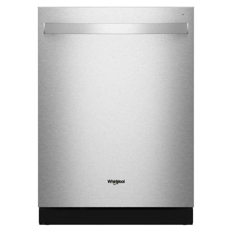 Whirlpool - 47 dBA Built In Dishwasher in Fingerprint Resistant Black Stainless Steel - WDTS8024SZ Stainless