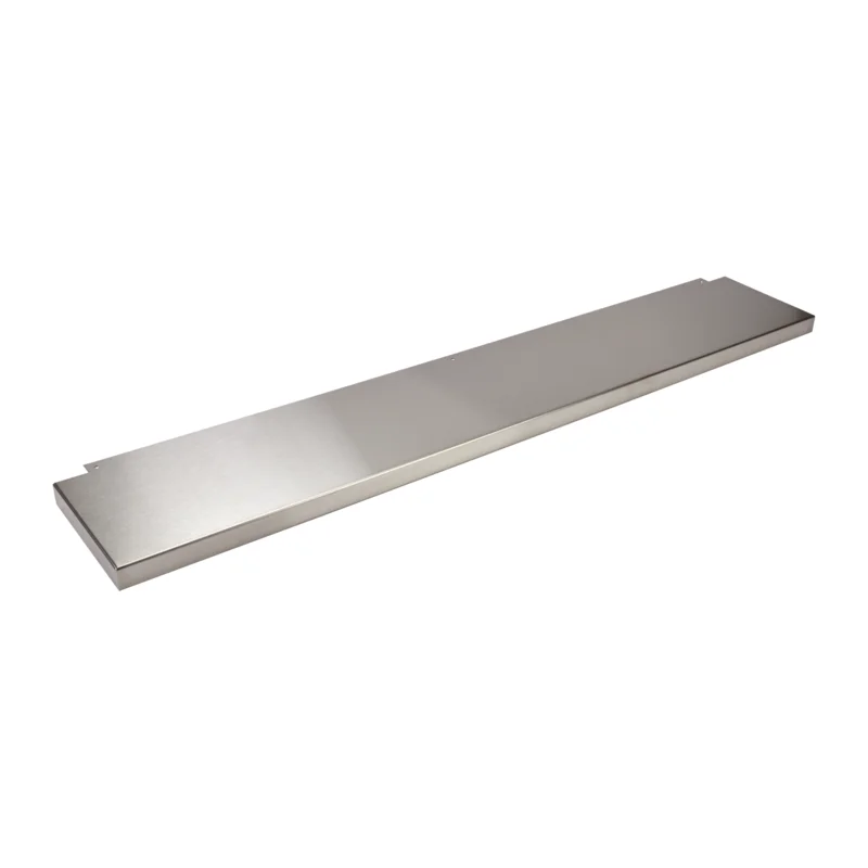 Whirlpool - 48 Inch Cooktop Add-On Range Backsplash in Stainless - W10115777 Stainless