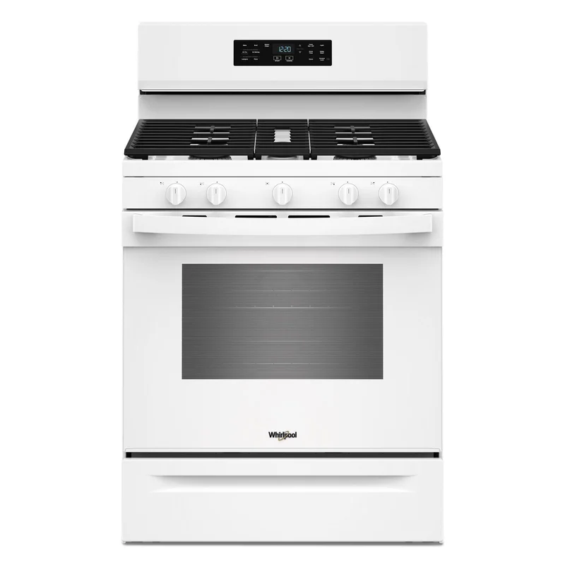 Whirlpool - 5.0 cu. ft Gas Range in White - WFGS4530SW White