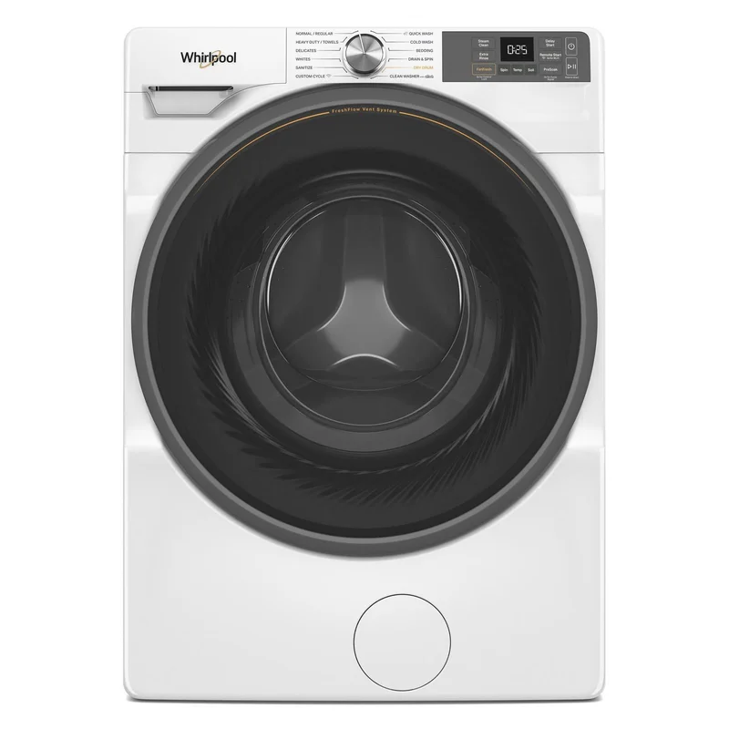 Whirlpool - 5.2 cu. Ft Front Load Washer in White - WFW5720RW White