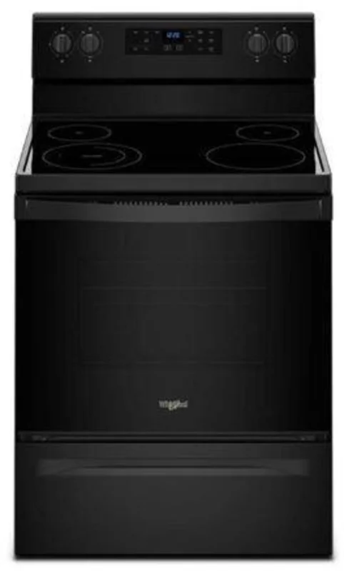 Whirlpool - 5.3 cu. ft Electric Range in Black Stainless - YWFE550S0HV Black Stainless