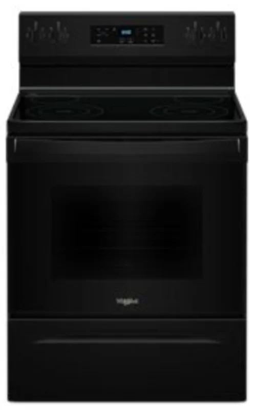 Whirlpool - 5.3 cu. ft  Electric Range in Black - YWFES3530RB Black