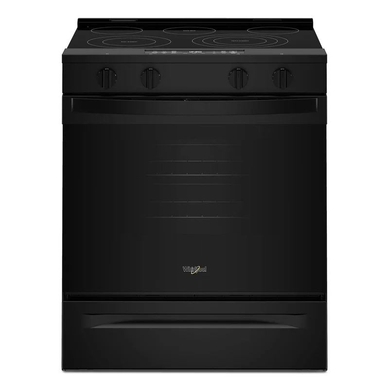 Whirlpool - 5.3 cu. ft  Electric Range in Black - YWSES5030SB Black