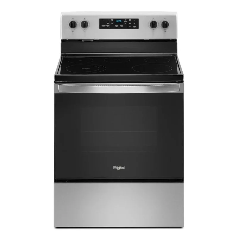 Whirlpool - 5.3 cu. ft Electric Range in Stainless - YWFE505W0JZ Stainless