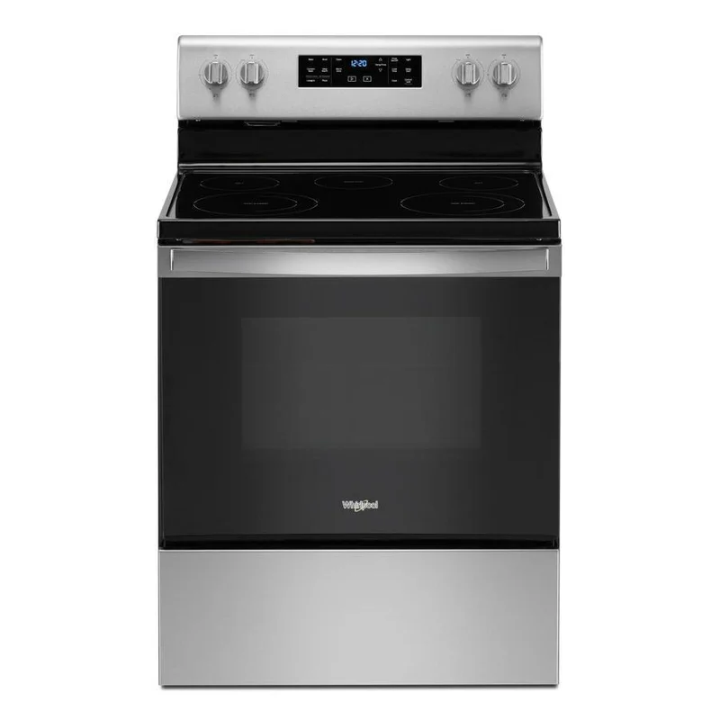 Whirlpool - 5.3 cu. ft Electric Range in Stainless - YWFE535S0JZ Stainless