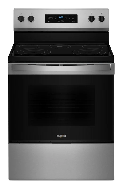 Whirlpool - 5.3 cu. ft  Electric Range in Stainless - YWFES3330RZ Stainless