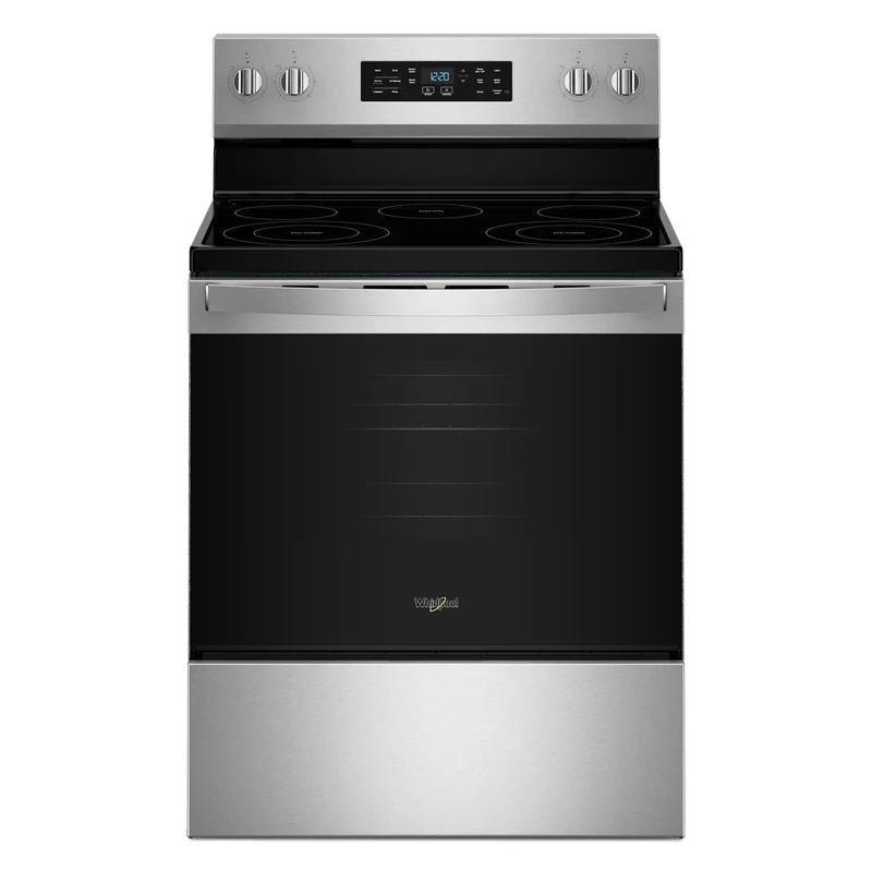Whirlpool - 5.3 cu. ft Electric Range in Stainless - YWFES4530SZ Stainless