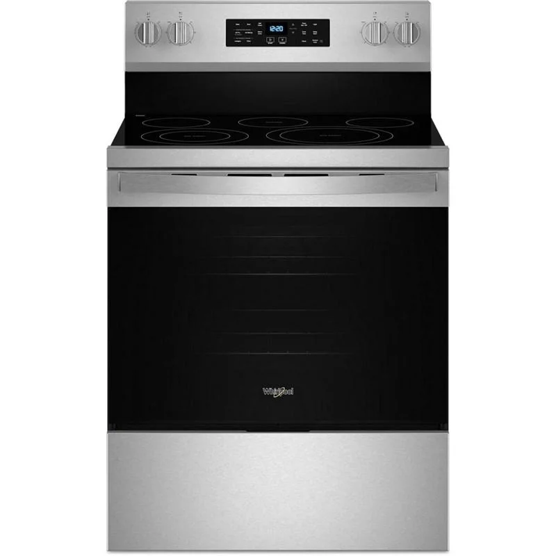Whirlpool - 5.3 cu. ft Electric Range in Stainless - YWFES5030RZ Stainless