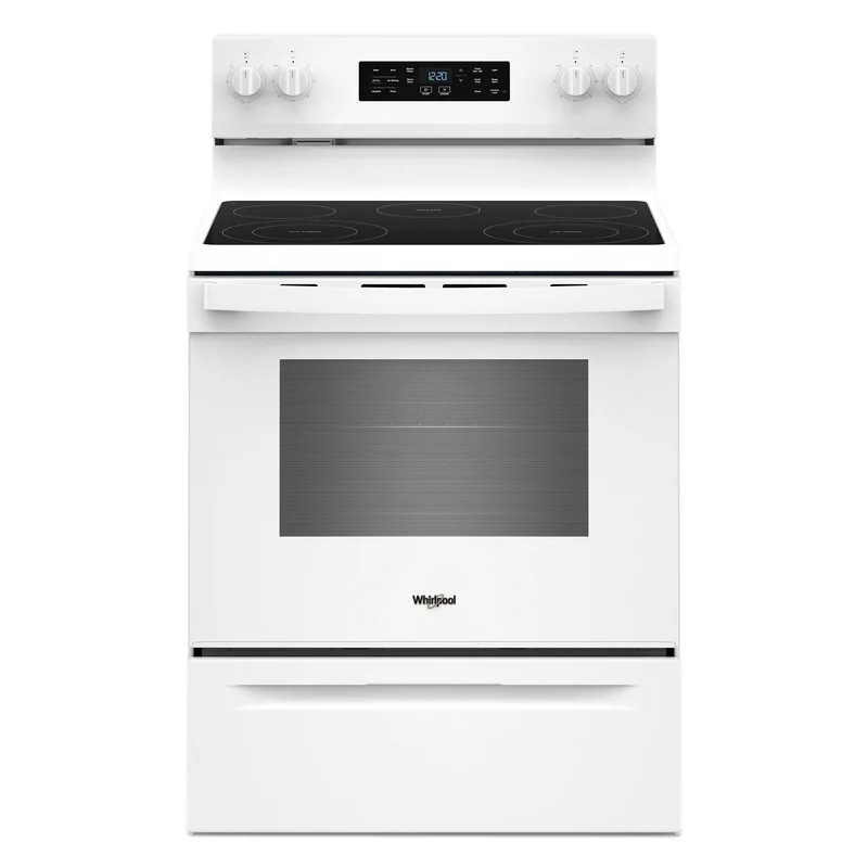 Whirlpool - 5.3 cu. ft Electric Range in White - YWFES4530SW White