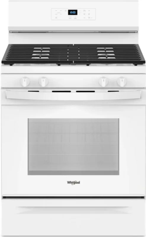 Whirlpool - 5.3 cu. ft Gas Range in White - WFGS3530RW White