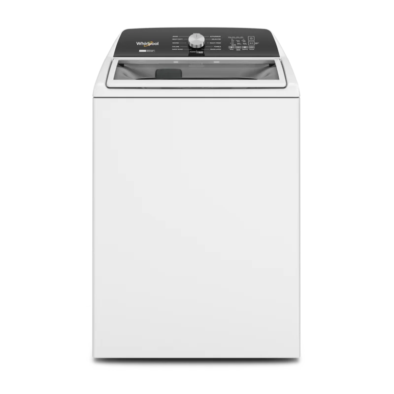 Whirlpool - 5.4 cu. Ft Top Load Washer in White - WTW5057LW White