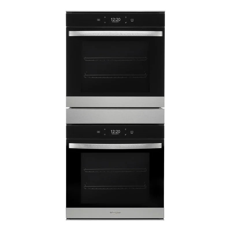 Whirlpool - 5.8 cu. ft Double Wall Oven in Stainless - WOD52ES4MZ Stainless