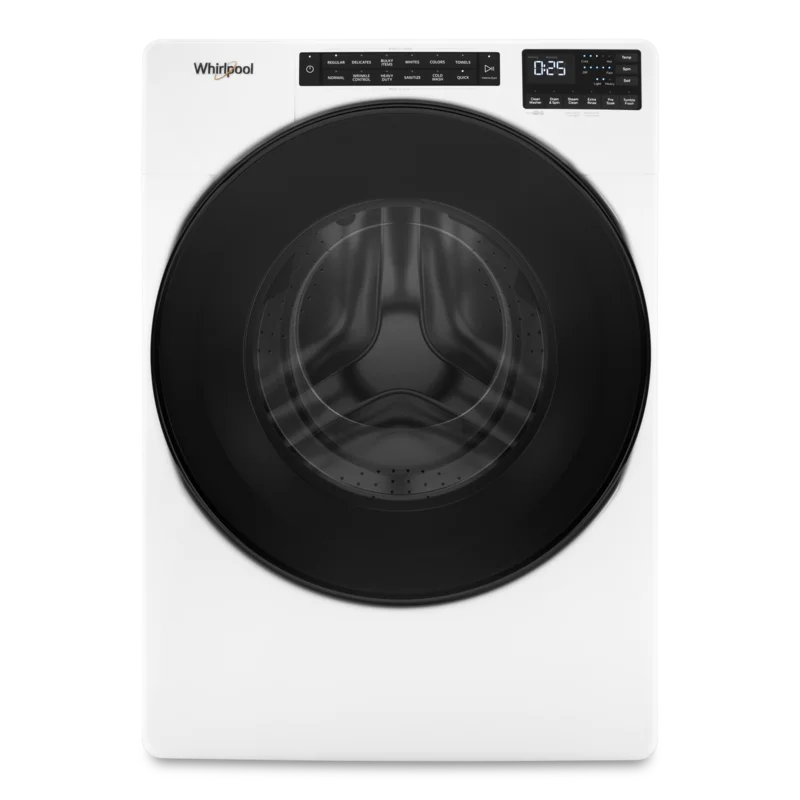 Whirlpool - 5.8 cu. Ft Front Load Washer in White - WFW6605MW White