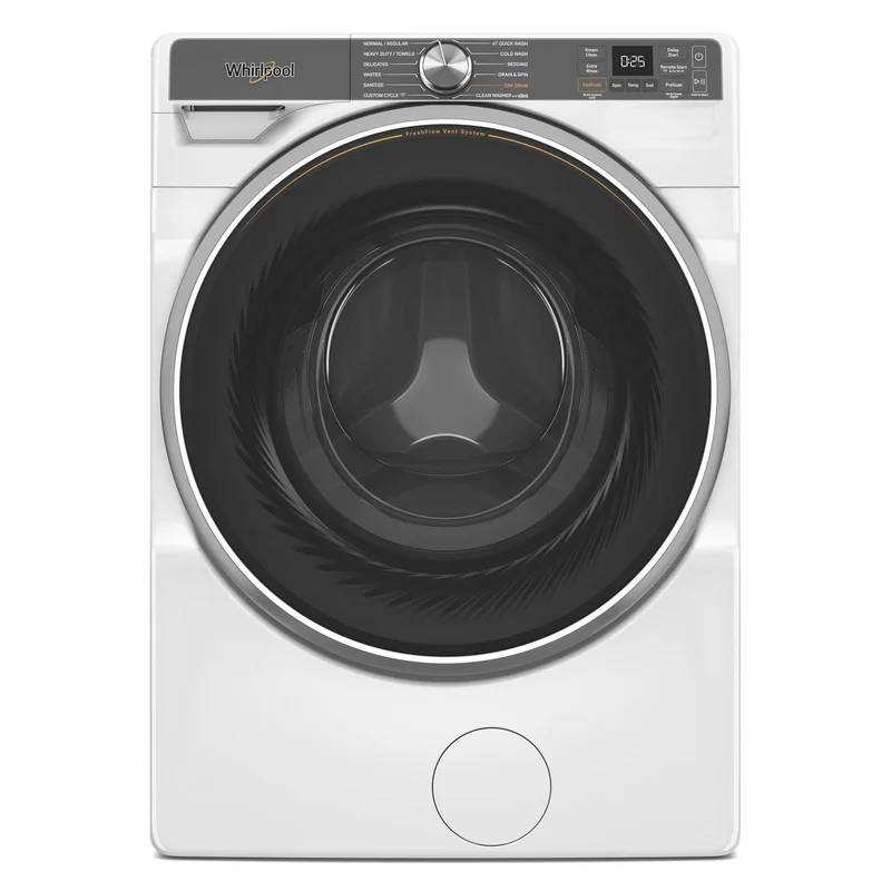Whirlpool - 5.8 cu. Ft Front Load Washer in White - WFW6720RW White