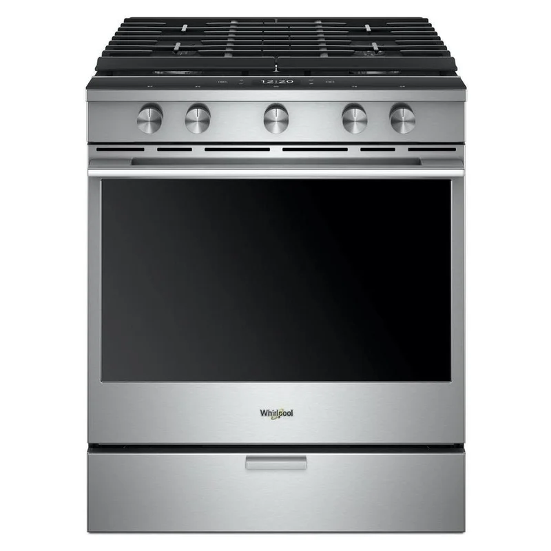 Whirlpool - 5.8 cu. ft Gas Range in Stainless - WEGA25H0HZ Stainless