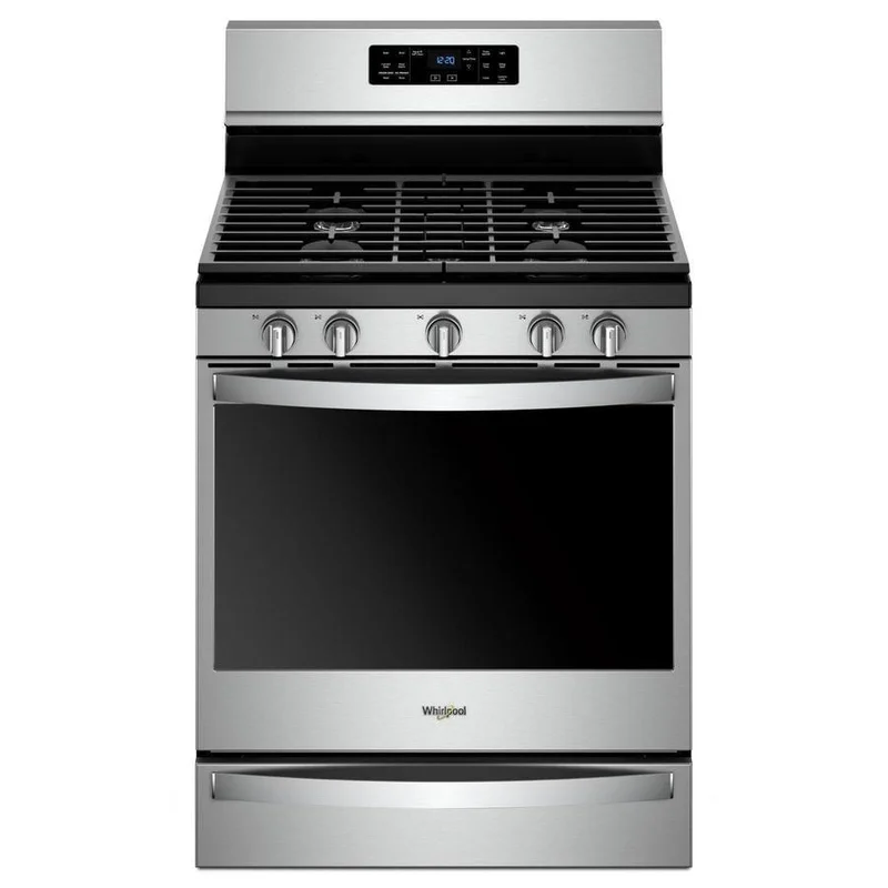 Whirlpool - 5.8 cu. ft Gas Range in Stainless - WFG775H0HZ Stainless