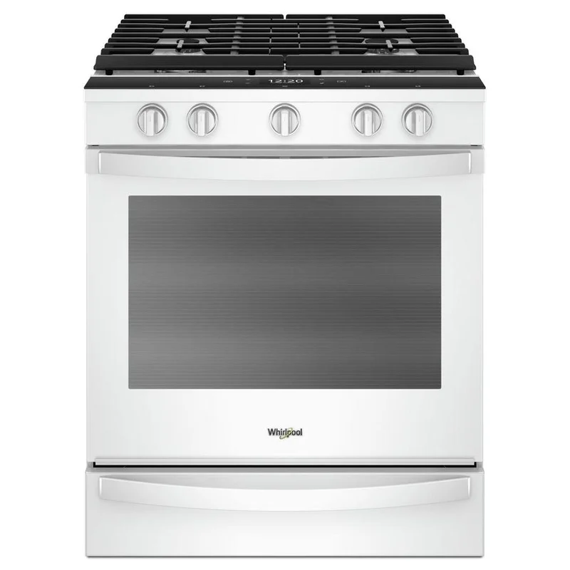 Whirlpool - 5.8 cu. ft Gas Range in White - WEG750H0HW White