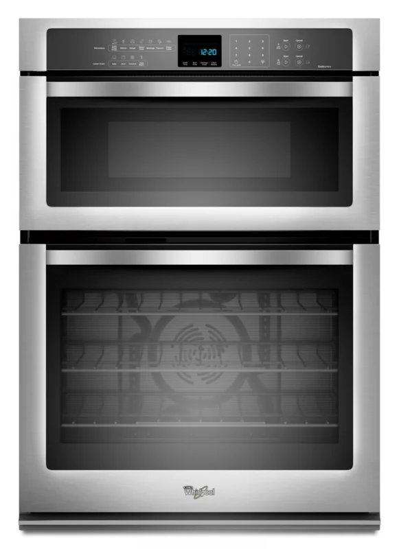 Whirlpool - 5 cu. ft Combination Wall Oven in Stainless - WOC95EC0AS Stainless