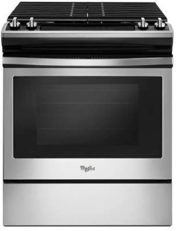 Whirlpool - 5 cu. ft Gas Range in Stainless - WEG515S0FS Stainless