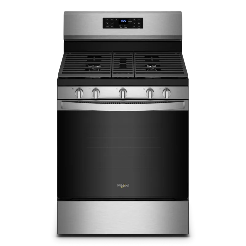 Whirlpool - 5 cu. ft Gas Range in Stainless - WFG550S0LZ Stainless