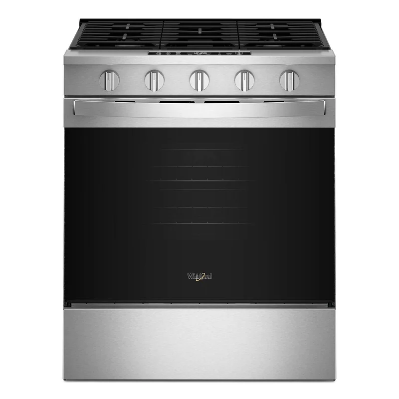 Whirlpool - 5 cu. ft Gas Range in Stainless - WSGS5030SZ Stainless