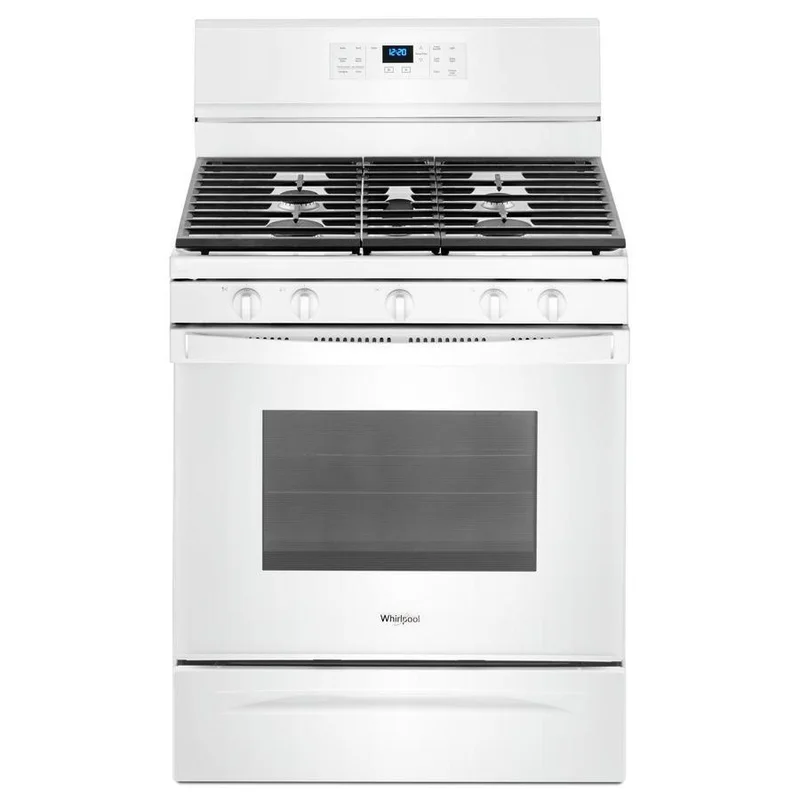 Whirlpool - 5 cu. ft Gas Range in White - WFG550S0HW White