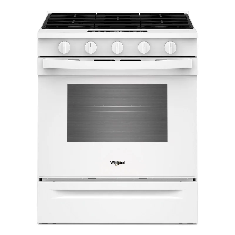 Whirlpool - 5 cu. ft Gas Range in White - WSGS5030SW White