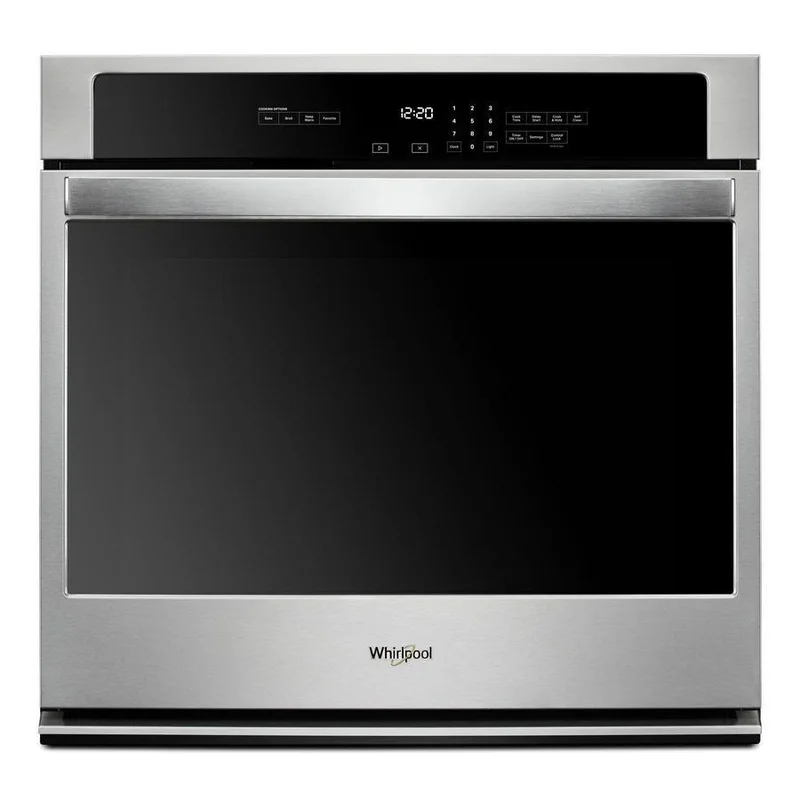 Whirlpool - 5 cu. ft Single Wall Oven in Stainless - WOS31ES0JS Stainless
