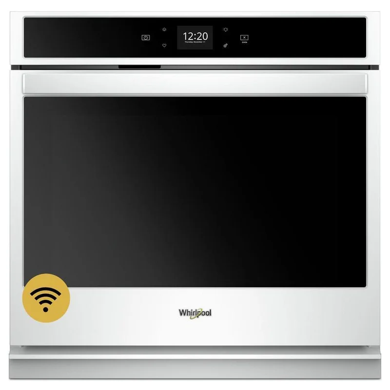 Whirlpool - 5 cu. ft Single Wall Oven in White - WOS51EC0HW White