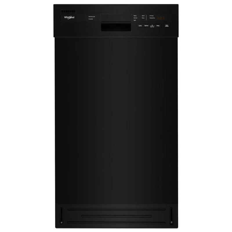 Whirlpool - 50 dBA Built In Dishwasher in Black - WDF518SAHB Black