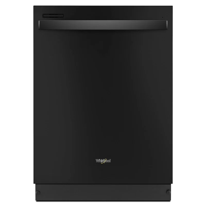 Whirlpool - 51 dBA Built In Dishwasher in Black - WDT705PAKB Black