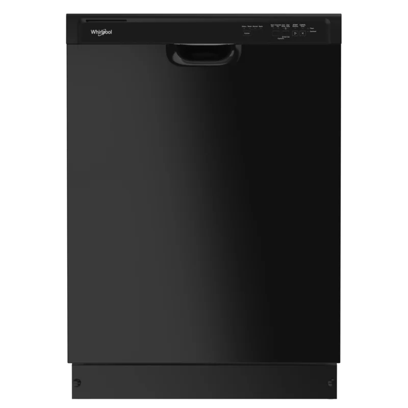 Whirlpool - 57 dBA Built In Dishwasher in Black - WDF340PAMB Black
