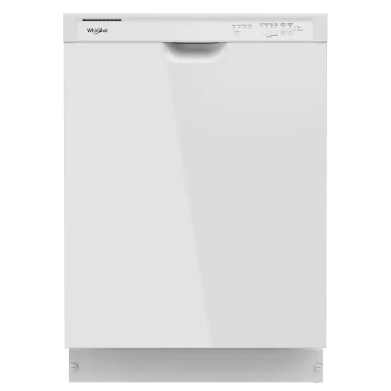 Whirlpool - 57 dBA Built In Dishwasher in White - WDF340PAMW White