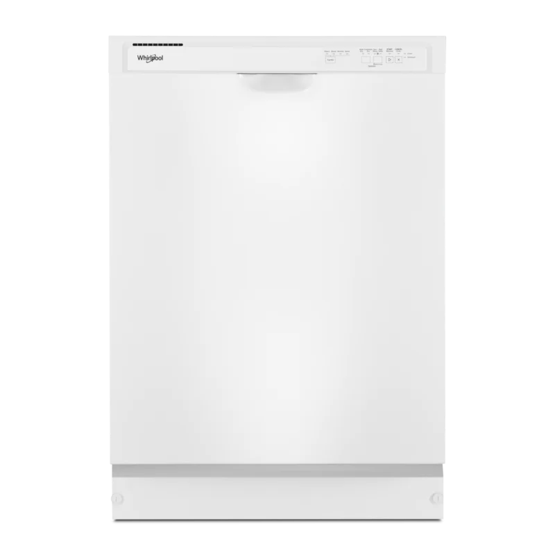 Whirlpool - 57 dBA Built In Dishwasher in White - WDF341PAPW White