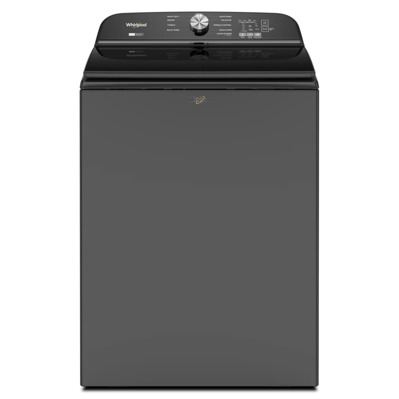 Whirlpool - 6.1 cu. Ft Top Load Washer in Black - WTW6157PB Black