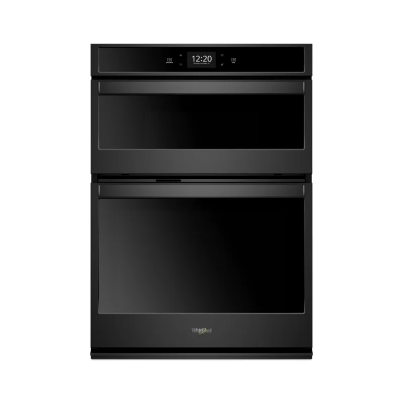 Whirlpool - 6.4 cu. ft Combination Wall Oven in Black - WOC75EC0HB Black
