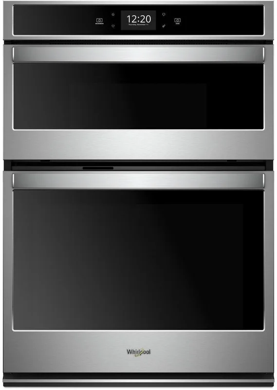 Whirlpool - 6.4 cu. ft Combination Wall Oven in Stainless Steel - WOC75EC0HS Stainless