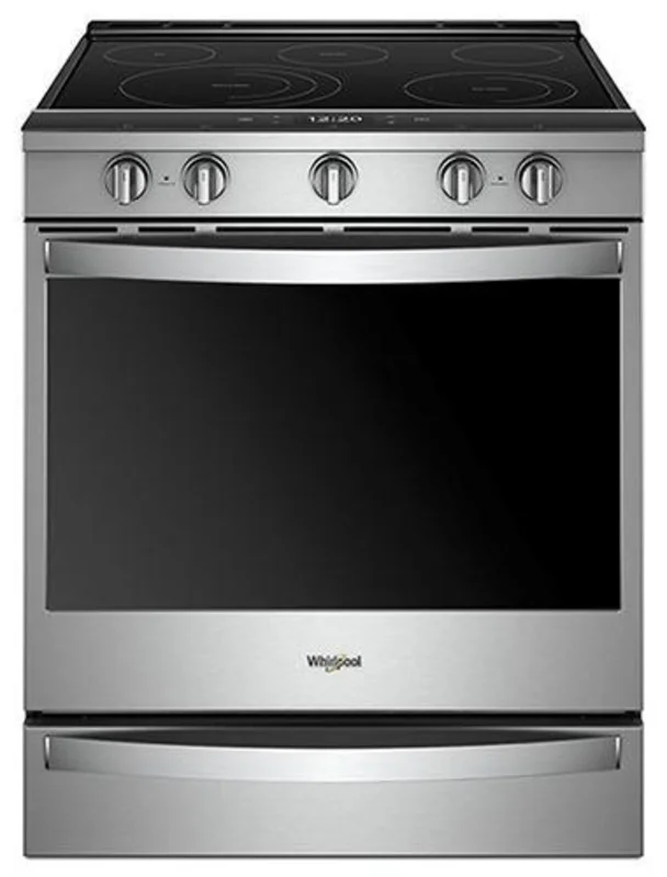 Whirlpool - 6.4 cu. ft Electric Range in Stainless - YWEE750H0HZ Stainless