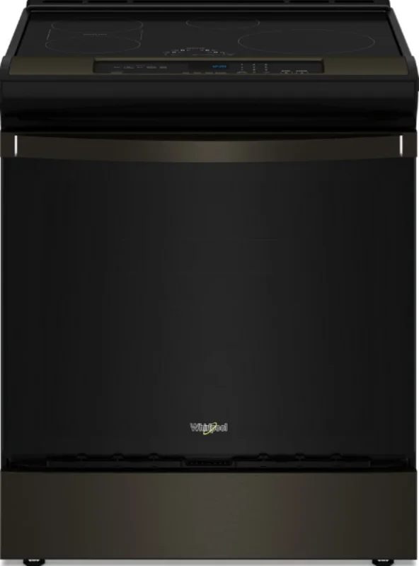 Whirlpool - 6.4 cu. ft Induction Range in Black - WSIS5030RV Black