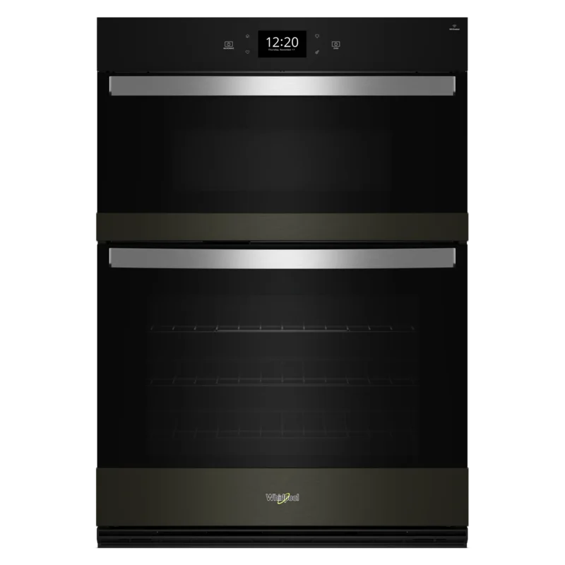 Whirlpool - 6.4 cu. ft Microwave Wall Oven Combo in Stainless - WOEC7030PZ Stainless