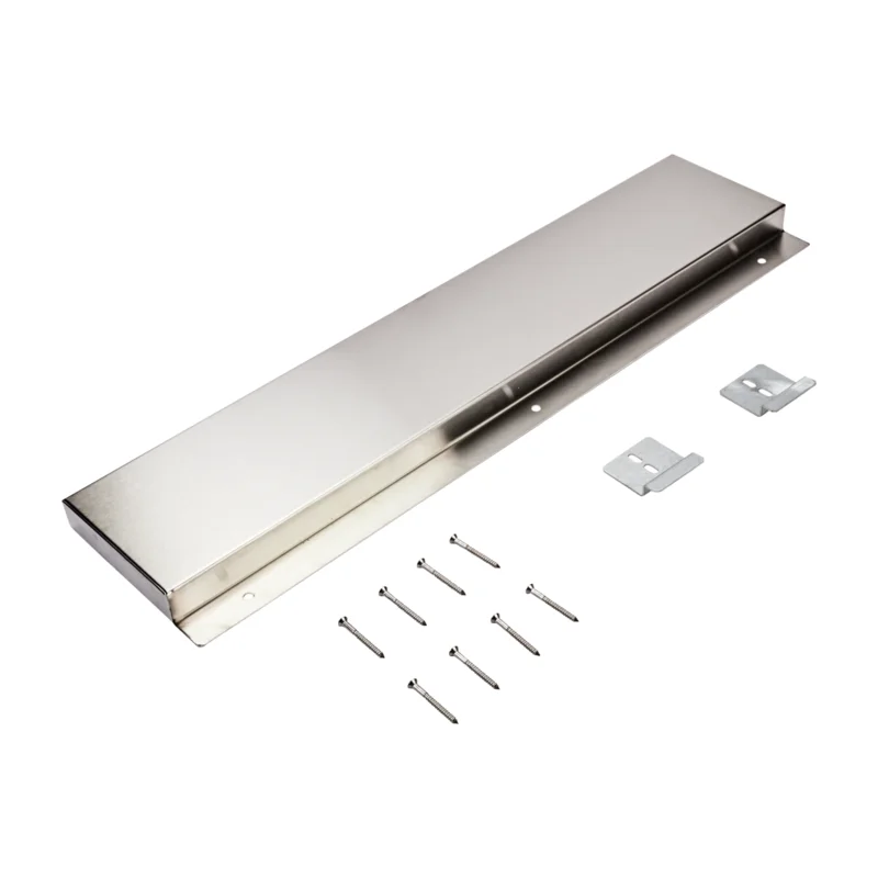 Whirlpool - 6 Inch Cooktop Add-On Slide-in Range Backsplash in Stainless - W10655450 Stainless