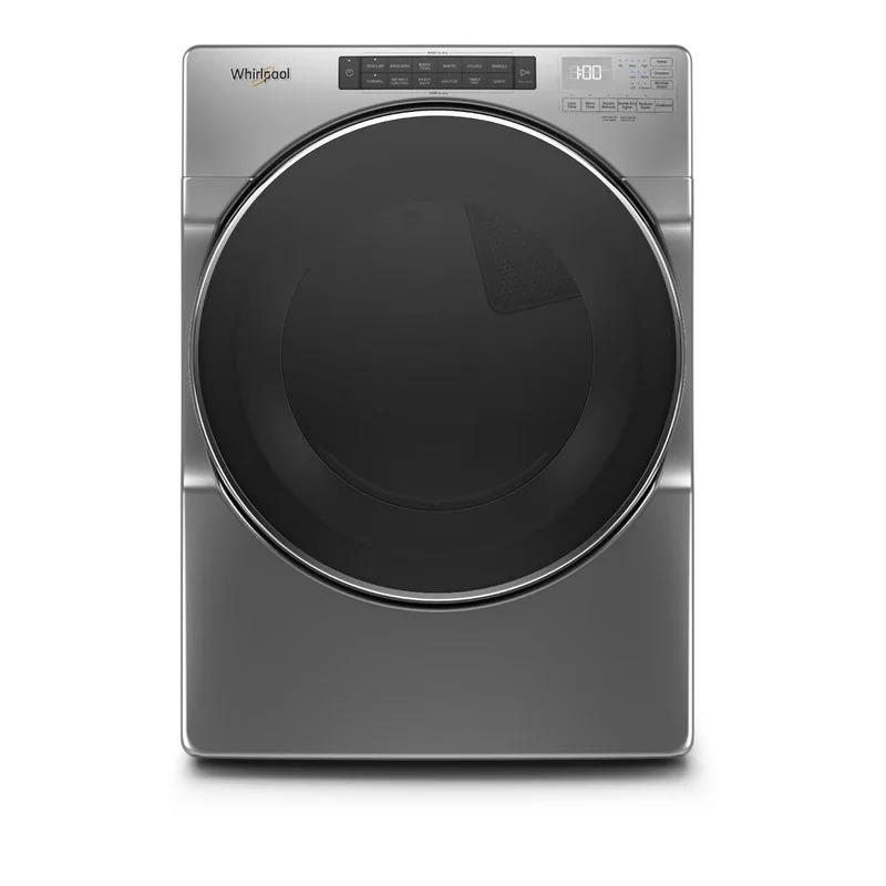 Whirlpool - 7.4 cu. Ft Electric Dryer in Chrome Shadow - YWED6620HC Grey