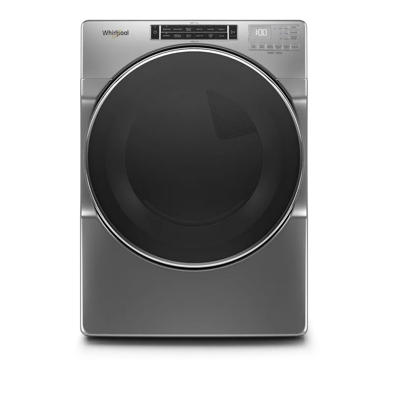 Whirlpool - 7.4 cu. Ft  Electric Dryer in Chrome Shadow - YWED8620HC Grey
