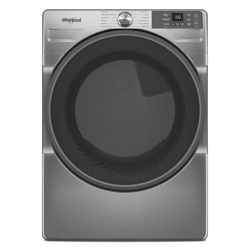 Whirlpool - 7.4 cu. Ft  Electric Dryer in Silver - YWED5720RR Silver