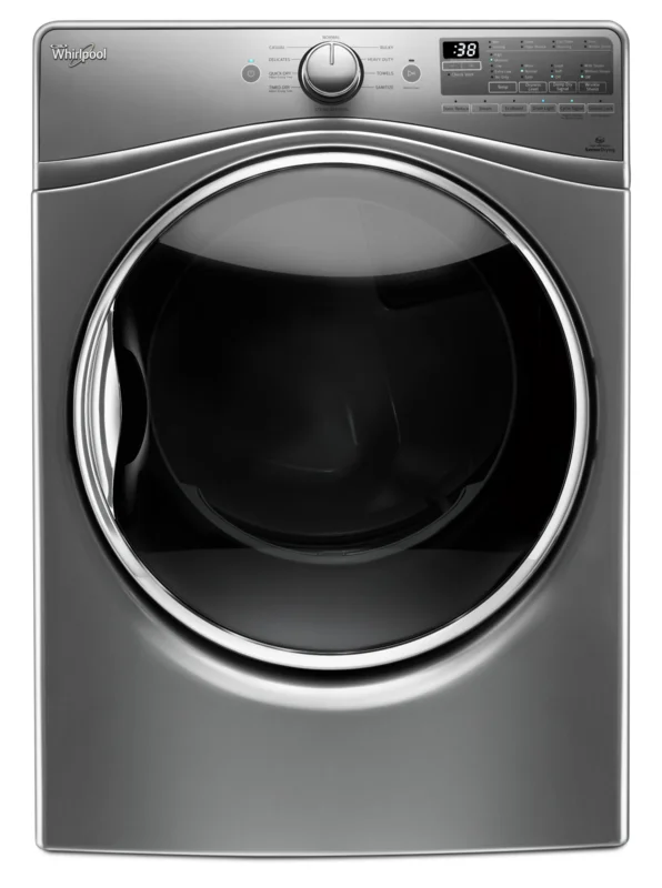 Whirlpool - 7.4 cu. Ft  Electric Dryer in Silver - YWED92HEFC Silver