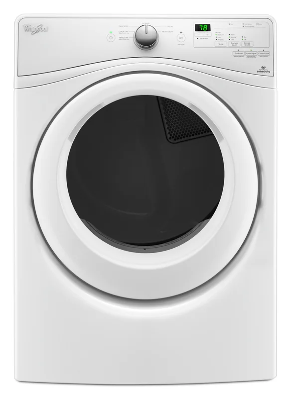 Whirlpool - 7.4 cu. Ft  Electric Dryer in White - YWED75HEFW White