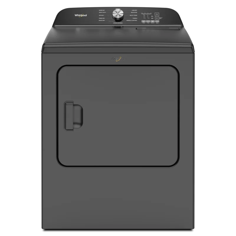 Whirlpool - 7 cu. Ft Electric Dryer in Black - YWED6150PB Black