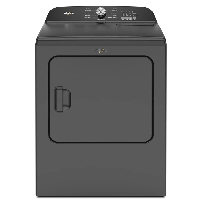 Whirlpool - 7 cu. Ft Gas Dryer in Black - WGD6150PB Black