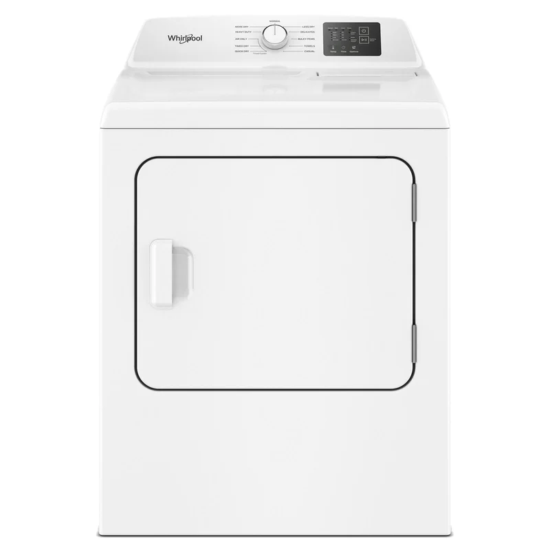 Whirlpool - 7 cu. Ft Vented Electric Dryer in White - YWED4105SW White